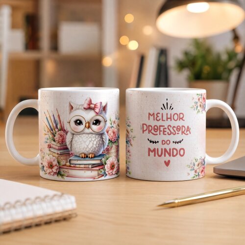 Arquivo Digital Arte Caneca Dia Dos Professores