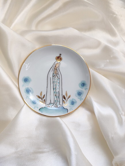 Pratinho Jóia do Dia de Fátima 10,5cm