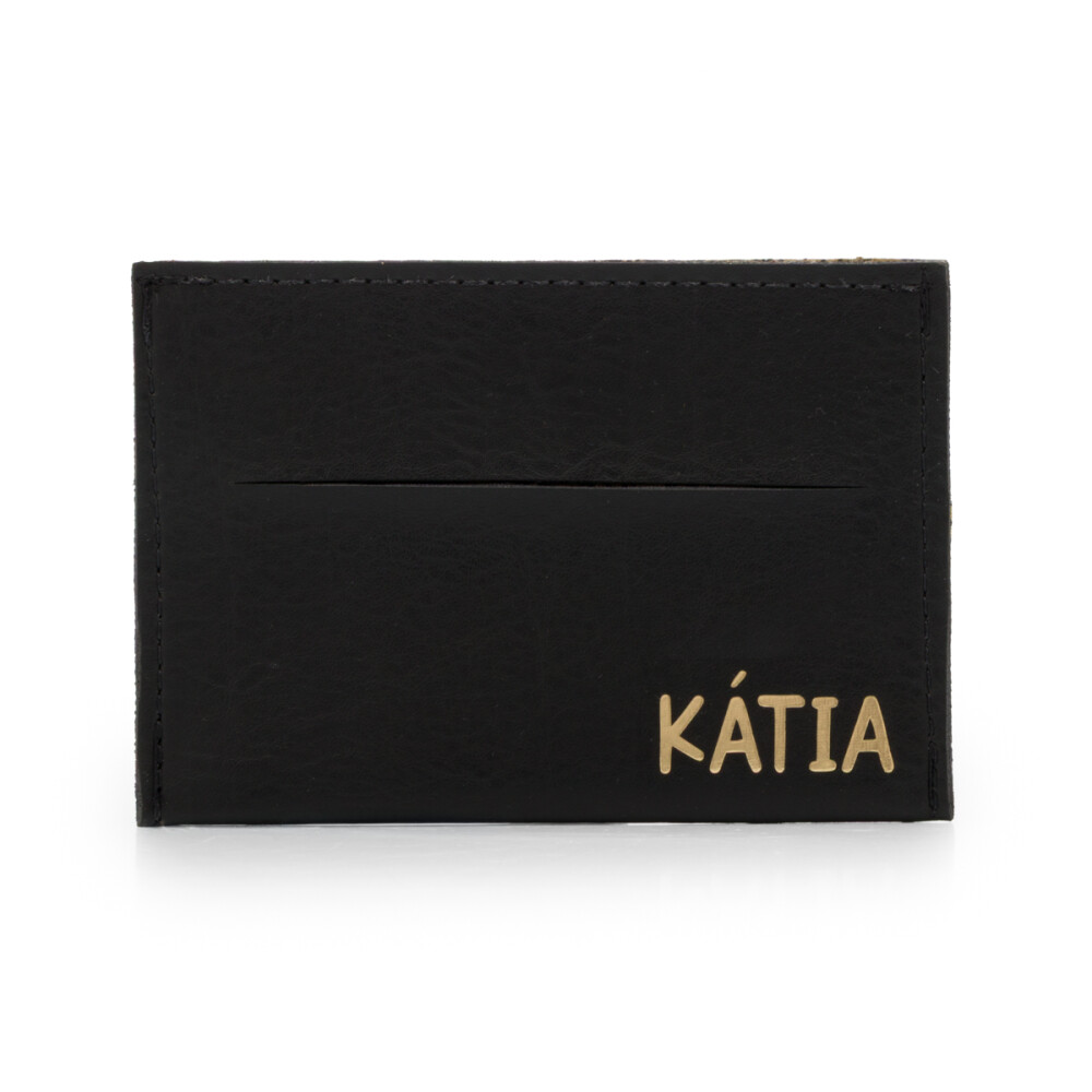 Porta Cartão Slim Personalizado  | Nome, Logo, Iniciais