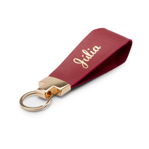 Kit 10 Chaveiros Personalizados Nome-logo - Couro Premium