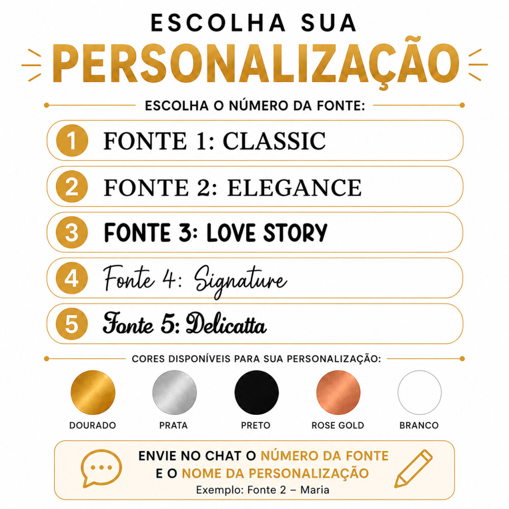 Porta Lápis Elegance Quadrado em Couro Sintético Personalizado 
