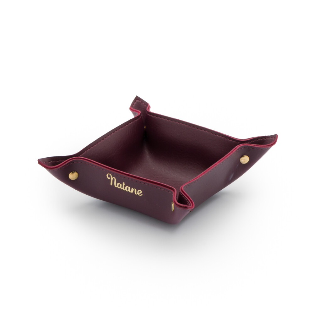 Organizador de Mesa Elegance em Couro Sintético Personalizado | 