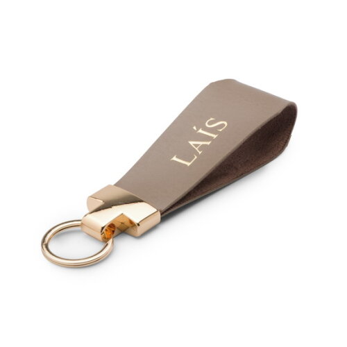 Chaveiro Personalizado Couro Sintético com Nome Luxo