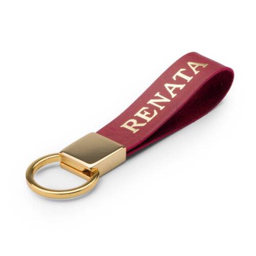 Chaveiro Personalizado em Couro Sintético com Nome-presente