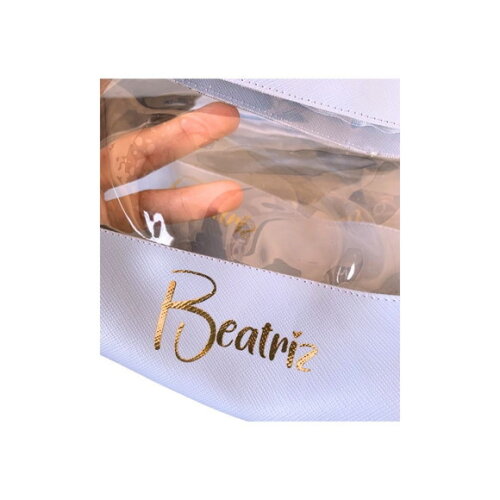 Necessaire Transparente Personalizada - Tamanho Grande