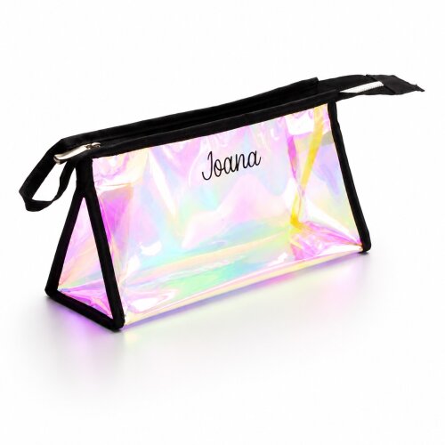 Necessaire Shine Cristal Personalizada | Nomes-Logo-Inicial | Hol