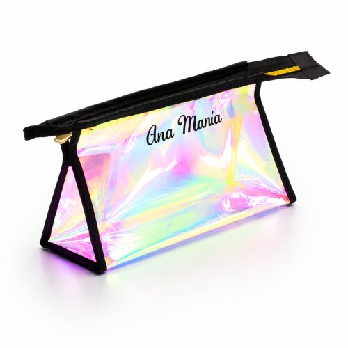 Necessaire Shine Cristal Personalizada | Nomes-Logo-Inicial | Hol