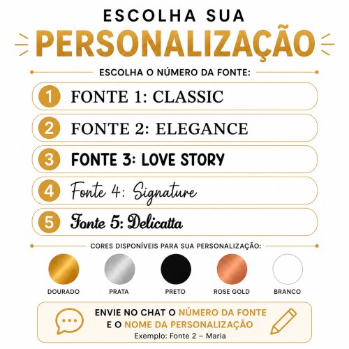 Porta Lápis Elegance Quadrado em Couro Sintético Personalizado 
