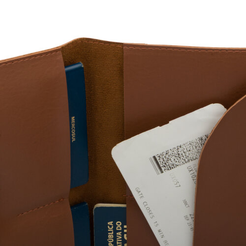 Porta Documentos de Viagens Família Personalizado em Couro Sint?