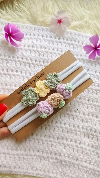 Kit Faixas para Récem Nascido 5 Unidades