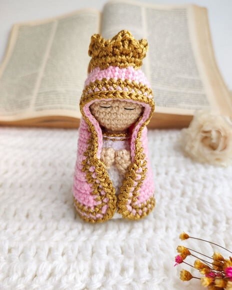 Chaveiro Nossa Senhora Aparecida Rosa