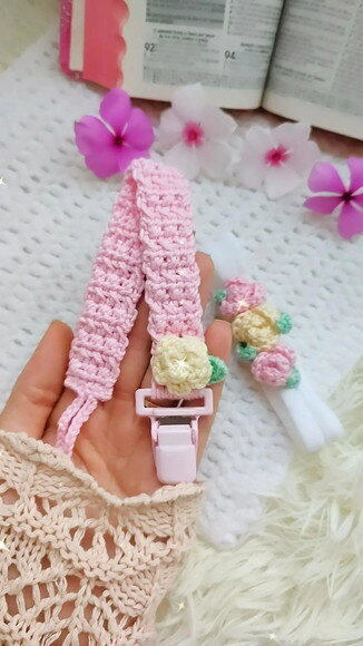 Kit Faixa e Prendedor de Chupeta