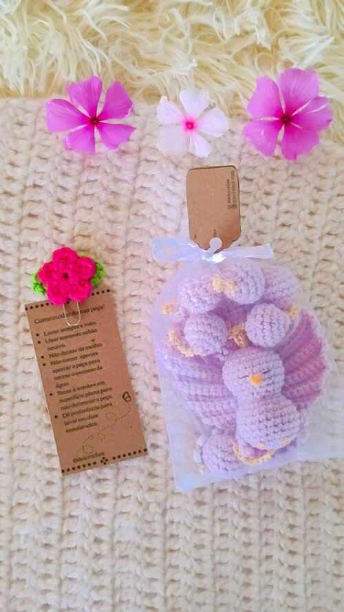 Terço em Amigurumi Divino Espírito Santo
