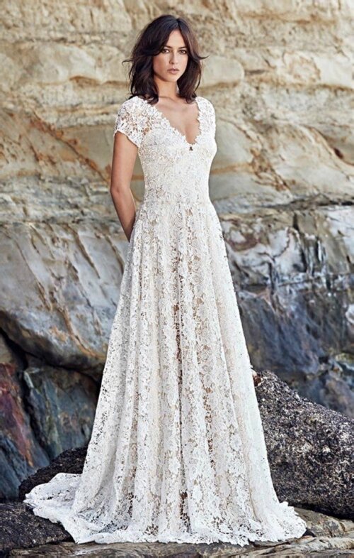 Vestido Noiva Boho Aurora
