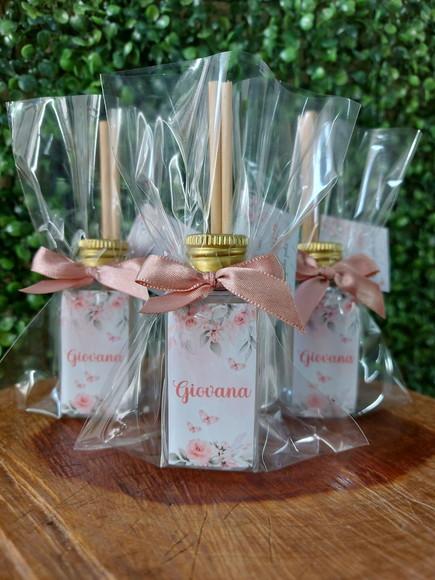 Aromatizador 40ml Frasco Pet - Lembrancinha Jardim