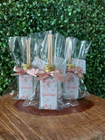 Aromatizador 40ml Frasco Pet - Lembrancinha Jardim