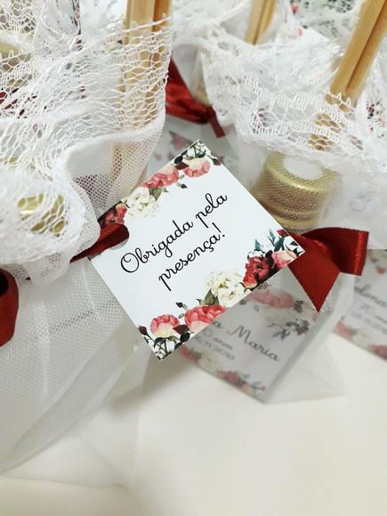 Aromatizador 50ml . Lembrança de Casamento