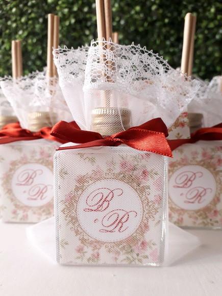 Aromatizador 50ml Floral Vermelho . Casamento