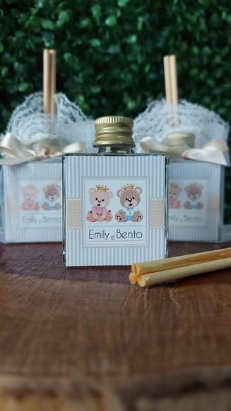 Aromatizador 50ml Lembrança Urso Gêmeos