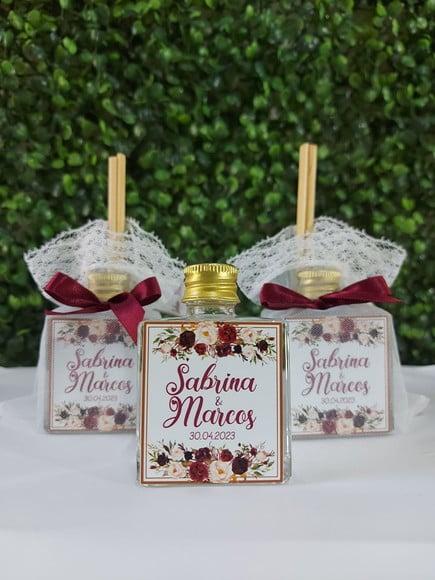 Aromatizador 50ml Lembrancinha Casamento