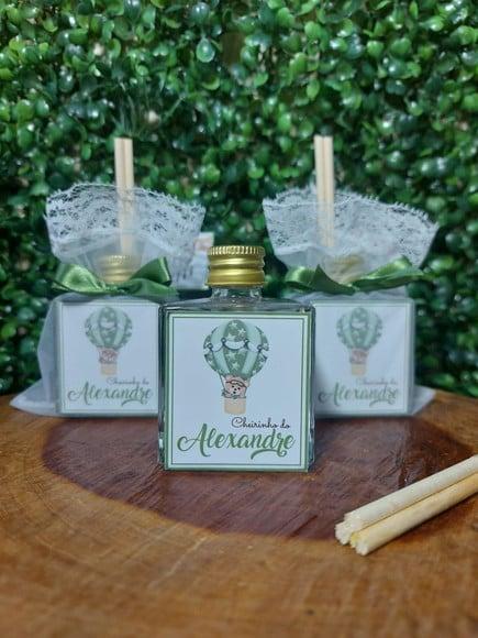 Aromatizador 50ml Lembrancinha de Nascimento Urso Baloeiro