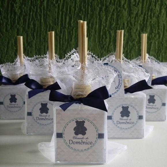 Aromatizador de Varetas 50ml / Lembrança Chá de Fraldas