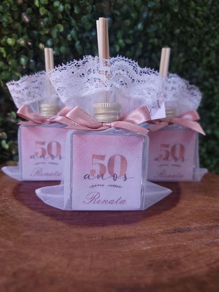 Aromatizador Lembrancinha de Aniversário 50 Anos - 50ml