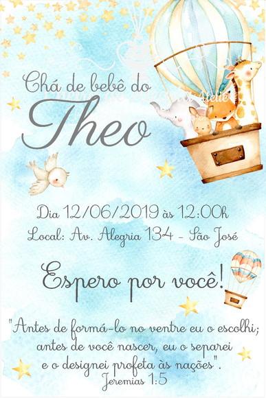 Kit Festa Chá de Bebê para Imprimir/ Animais e Balão