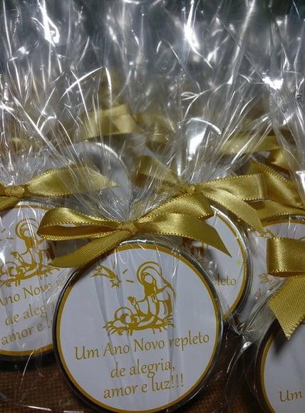 Latinha com Vela Aromatizada / Natal