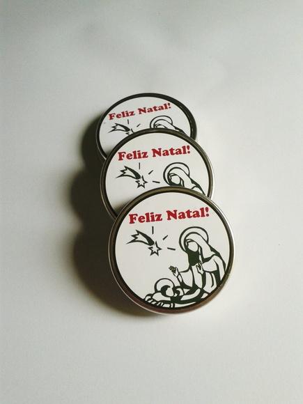 Latinha com Vela Aromatizada / Natal