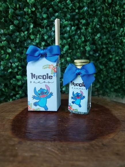 Lembrancinha 40ml Frasco Pet + Caixinha- Stitch