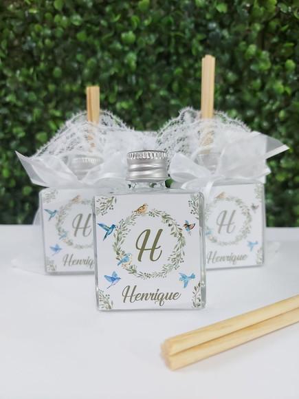 Lembrancinha Aromatizador 50ml / Passarinhos Menino