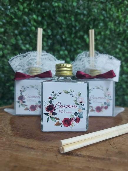 Lembrancinha de Aniversário 90 Anos - Aromatizador 50 ml