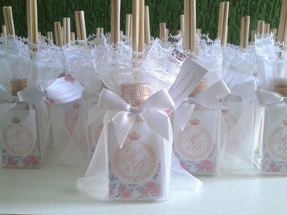 Mini Aromatizador Frasco de Vidro / Casamento 30 ml