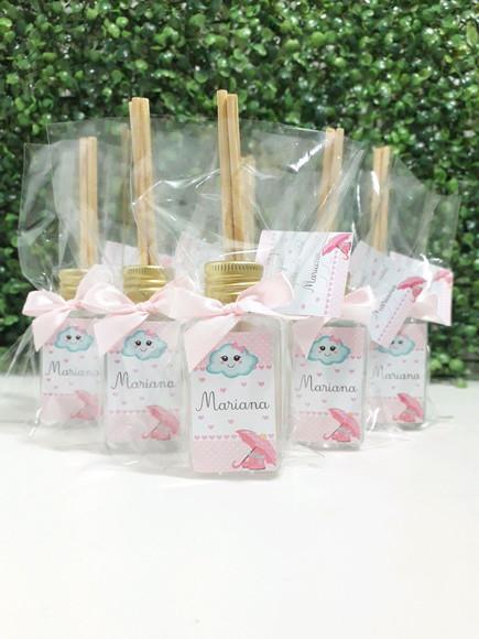 Montado -lembrancinha 40 ml Frasco Pet - Chuva de Amor