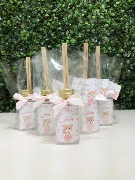 Montado -lembrancinha 40 ml Frasco Pet - Nascimento Ursinho