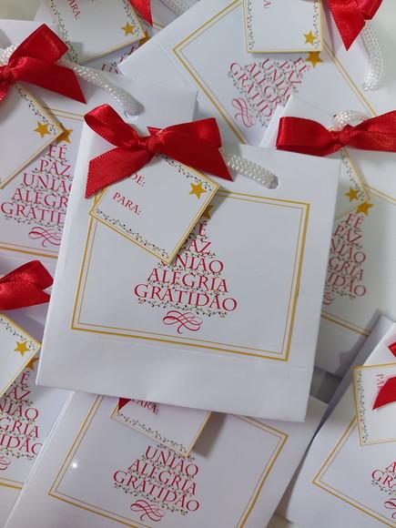 Sacolinha com Aromatizador 50ml Natal