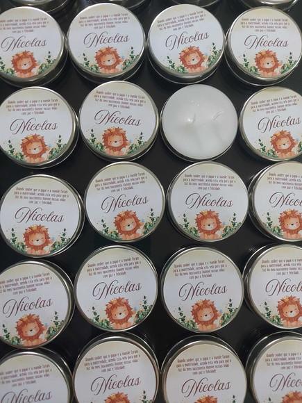 Vela Perfumada na Latinha / Leão