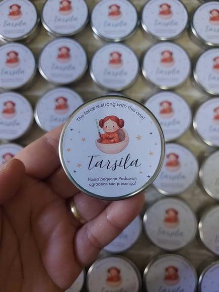 Vela Perfumada na Latinha / Lembrança Guerra nas Estrelas
