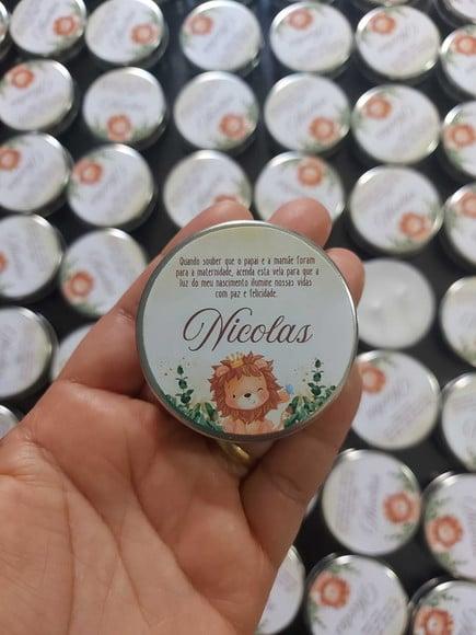 Vela Perfumada na Latinha / Leão
