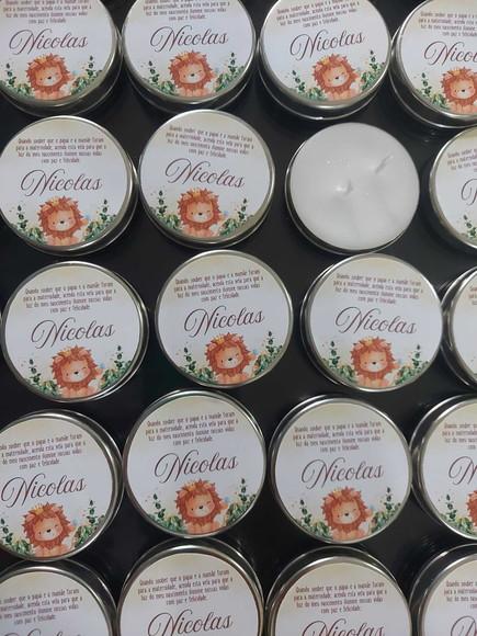 Vela Perfumada na Latinha / Leão