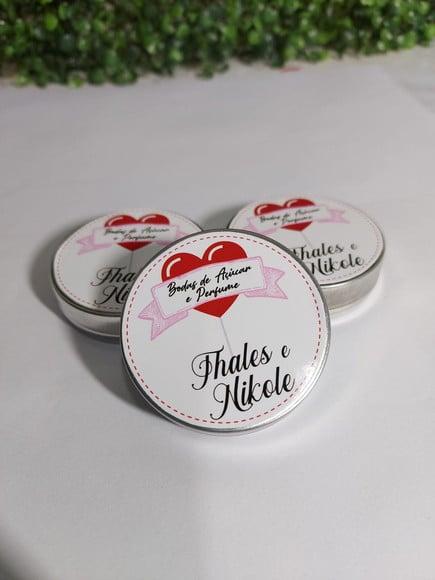 Vela Perfumada na Latinha/ Bodas de Açúcar