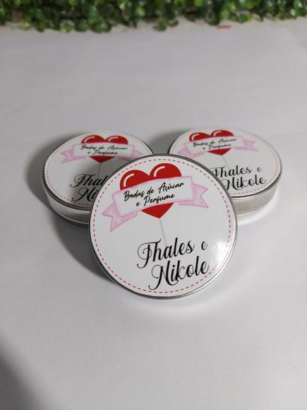 Vela Perfumada na Latinha/ Bodas de Açúcar