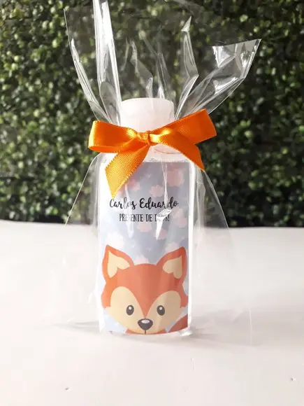 Álcool em Gel / Lembrança Nascimento Fox - Raposa