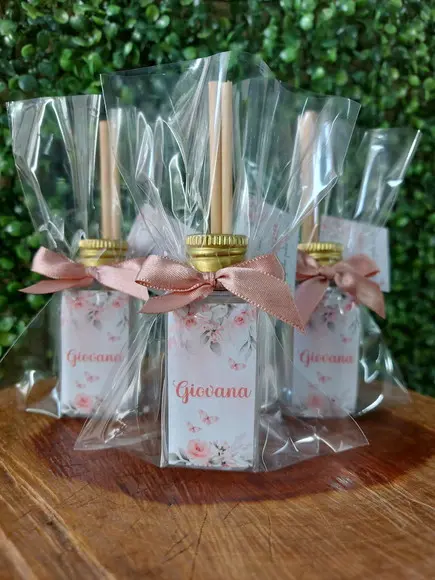 Aromatizador 40ml Frasco Pet - Lembrancinha Jardim