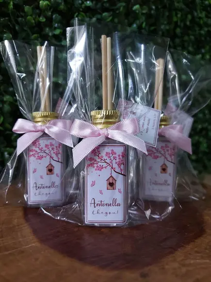 Aromatizador 40ml Frasco Pet-lembrança Jardim das Borboletas