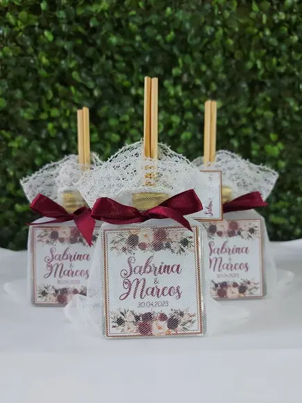 Aromatizador 50ml Lembrancinha Casamento