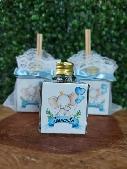 Aromatizador 50ml Lembrancinha Maternidade Elefantinho