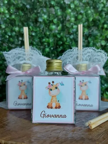 Aromatizador 50ml Lembrancinha Maternidade Girafa
