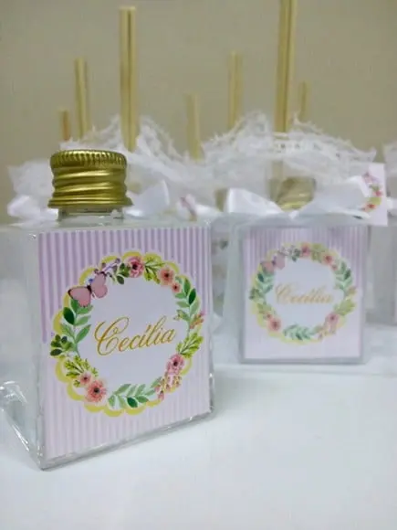Aromatizador de Varetas 50ml / Lembrança Chá de Bebê
